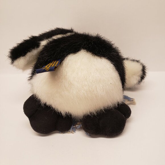 Boyds Bears Penguin Plush Sillie Waddlewalk Plaid Scarf Bean Bag Stuffed Animal - Picture 8 of 8